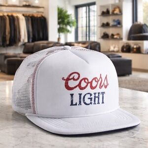 Urban Outfitters x The Laundry Room Coors Light 1980 Trucker Hat OS NWT
